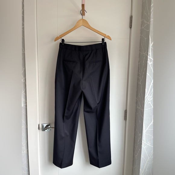 Massimo Dutti Women's Navy Pinstripe Trousers😍😍😍 - Picture 4 of 11